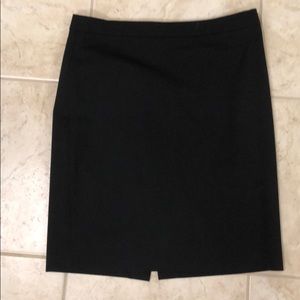 Black J.Crew No.2 Pencil Skirt